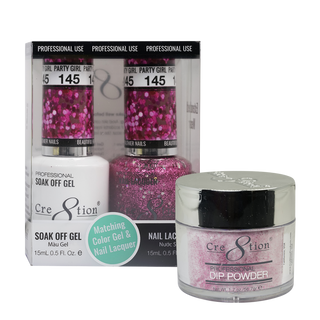Cre8tion Matching Sets - 145 Party Girl (Glitter)