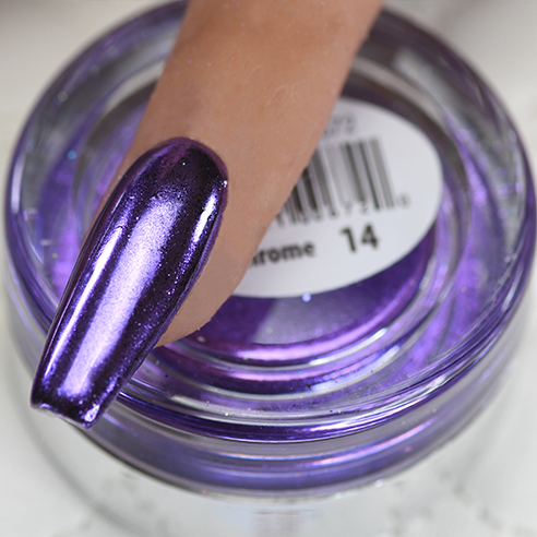 Cre8tion Chrome Nail Art Effect 1g - 14 Purple