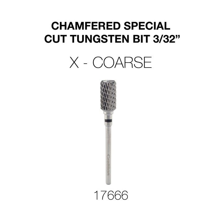 Cre8tion Chamfered Special Cut Tungsten Bit 3/32"