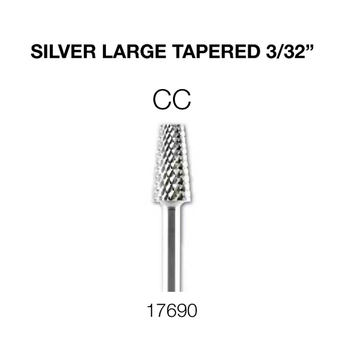 Cre8tion Silver Small Tapered 3/32"