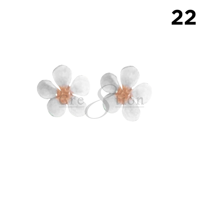 Cre8tion Flores acrílicas hechas a mano 2 piezas - 22