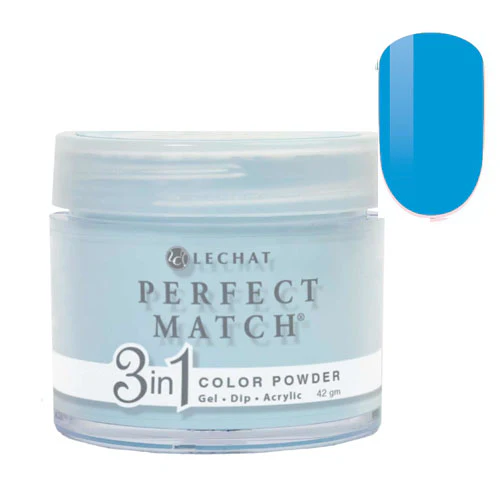 LeChat - Perfect Match - 258 Blue-tiful Smile (polvo de inmersión) 1.5 oz