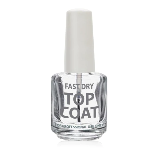 Cre8tion Empty Glass Bottle .5oz  "Fast Dry Top Coat"