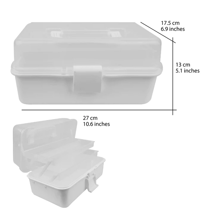 Cre8tion Medium Plastic Storage Box Size 10.6*6.9*5.1 inches