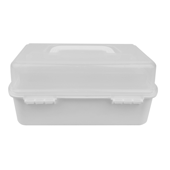 Caja de almacenamiento de plástico mediana Cre8tion, tamaño 10,6*6,9*5,1 pulgadas
