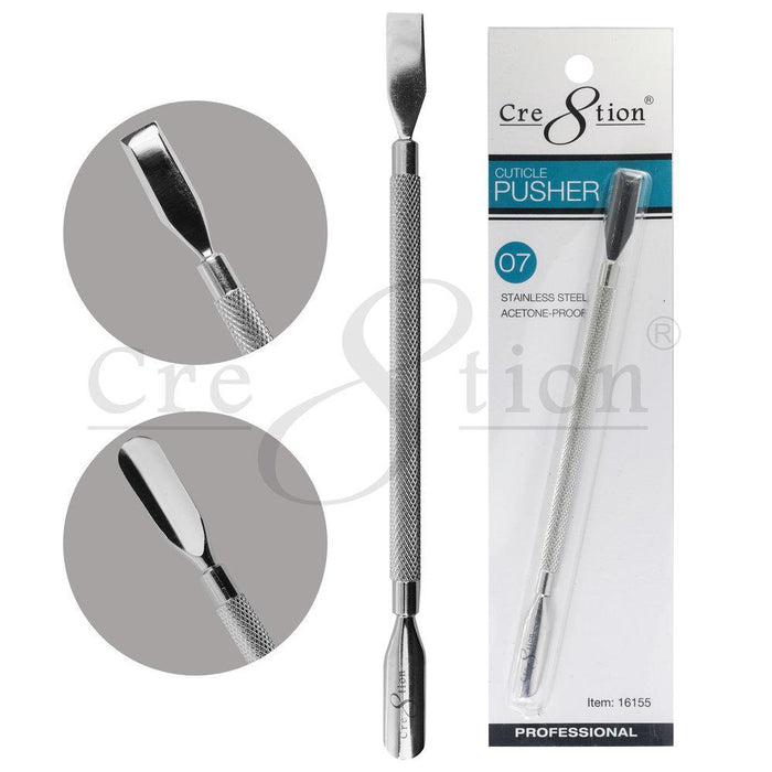 Cre8tion Stainless Steel Cuticle Pusher P07