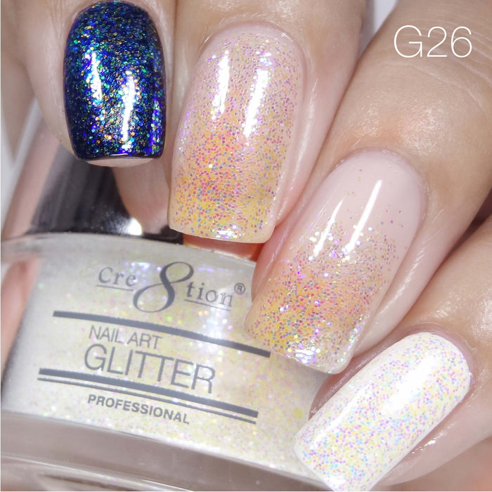 Cre8tion Nail Art Glitter 1oz 30g 26