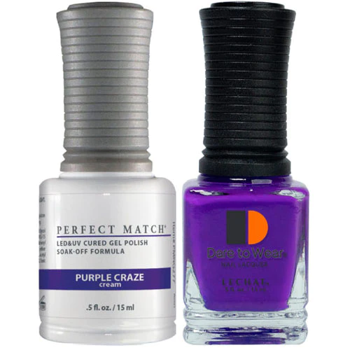 LeChat - Perfect Match - 277 Purple Craze (Gel & Lacquer) 0.5oz