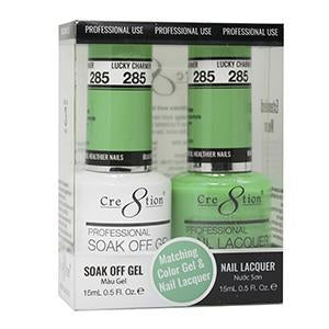 Cre8tion Soak Off Gel Matching Pair 0.5oz 285 LUCKY CHARMER