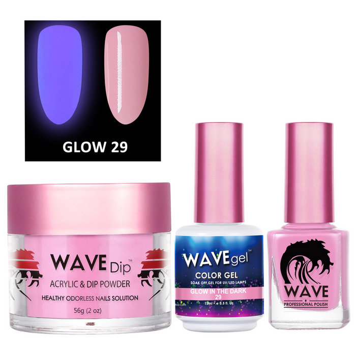 Wavegel Matching Trio - New Glow in The Dark - 29