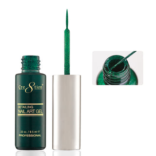 Cre8tion Detailing Nail Art 0.33oz 45 Christmas Green