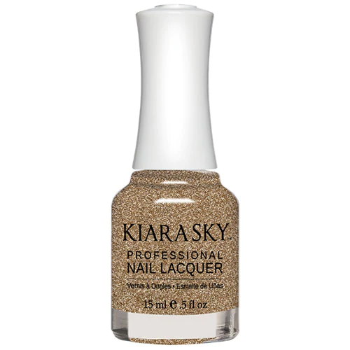 Kiara Sky All In One - Nail Lacquer 0.5oz - 5017 Dripping Gold