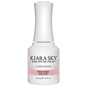 Kiara Sky All In One - Soak Off Gel Polish 0.5oz - 5043 Triple Threat