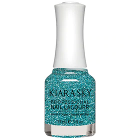 Kiara Sky All In One - Laca de uñas 0.5oz - 5075 Azul cósmico