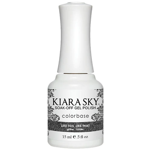 Kiara Sky All In One - Soak Off Gel Polish 0.5oz - 5086 Little Black Dress