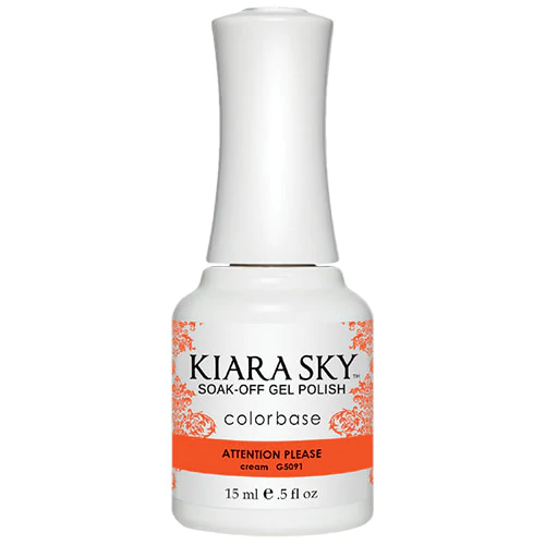 Kiara Sky All In One - Esmalte en gel Soak Off 0.5oz - 5091 Atención por favor