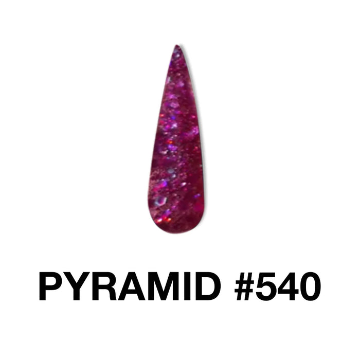 Color a juego de la pirámide - 540