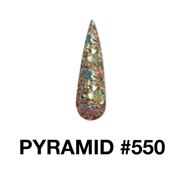 Color a juego de la pirámide - 550