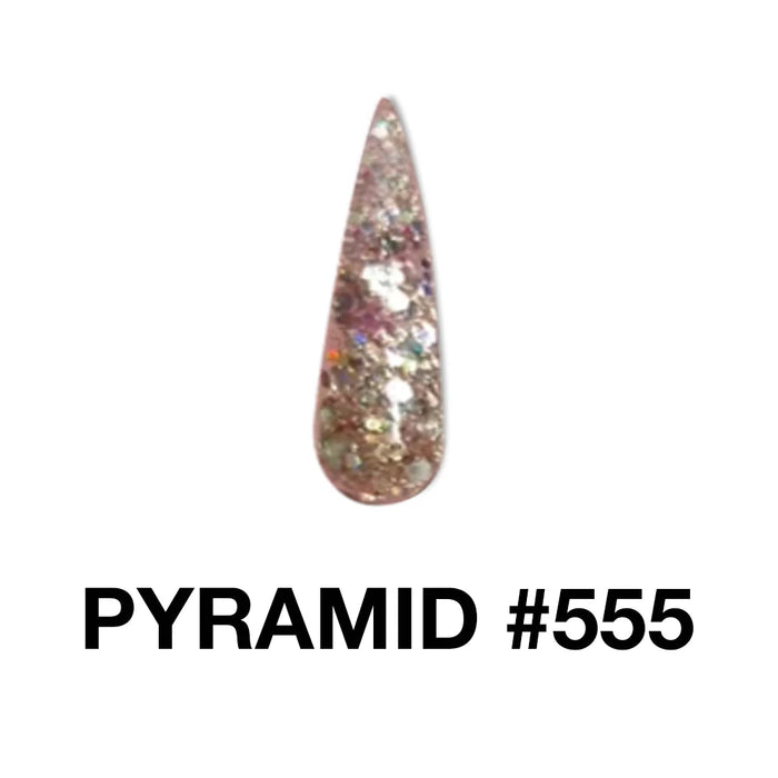 Color a juego de la pirámide - 555