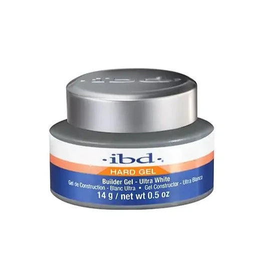 IBD Hard Gel LED/UV Builder Gel - ULTRA WHITE