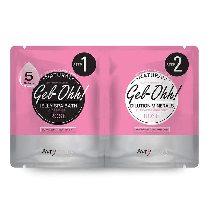 Avry Beauty Gel-Ohh! Jelly Spa bath (2 step) - Rose