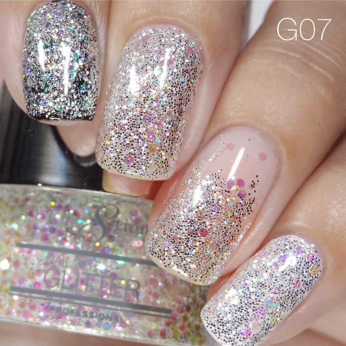 Cre8tion Nail Art Glitter 1oz 30g 07