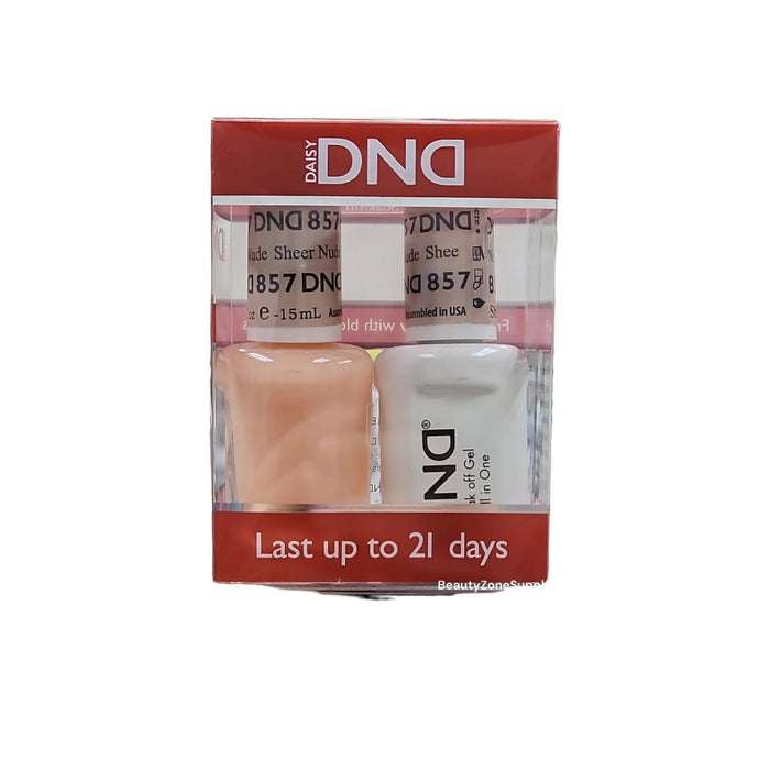 DND Matching Pair - Sheer Collection - 857 Nude