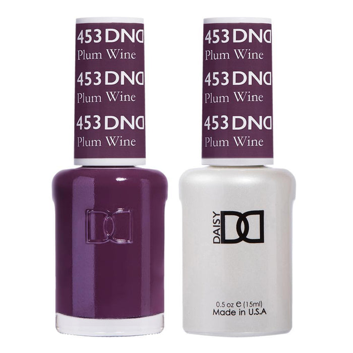 DND Matching Pair - 453 PLUM WINE Duo for Nails