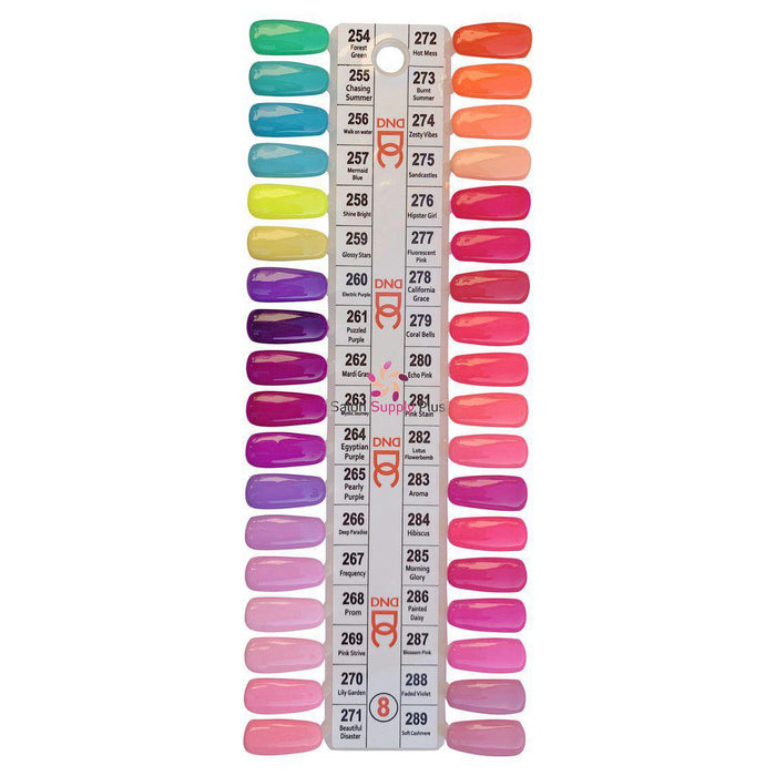 DND DC Duo Matching Color - Full set 36 colors #254 - 289 w/ Color Chart
