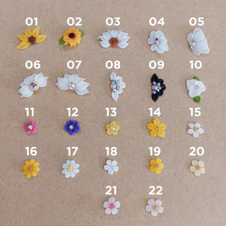 Cre8tion Handmade Acrylic flowers 2 pcs - 11