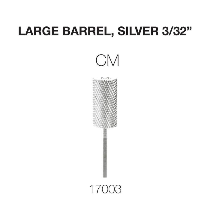 Cre8tion Carbide Large Barrel, Silver 3/32"