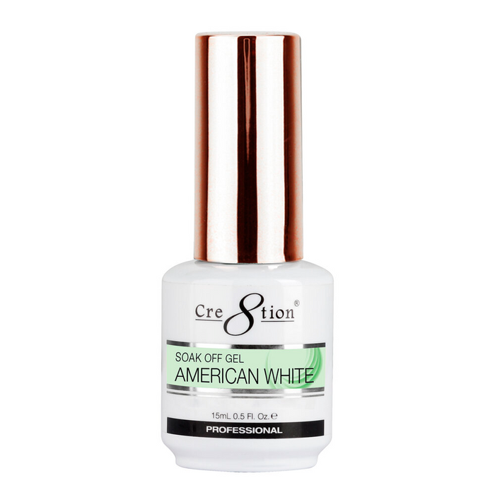 Cre8tion Soak Off Gel System - American White