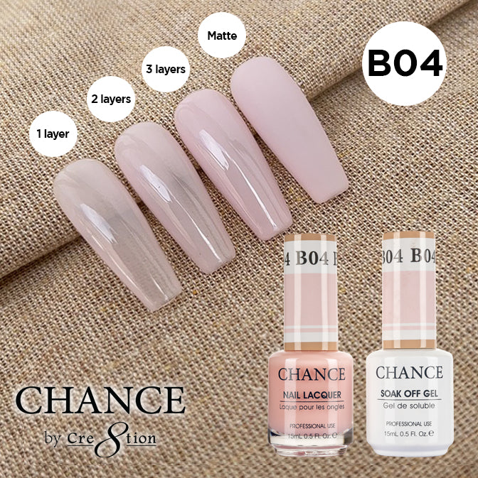 Chance Gel & Nail Lacquer Duo 0.5oz B04 - Bare Collection