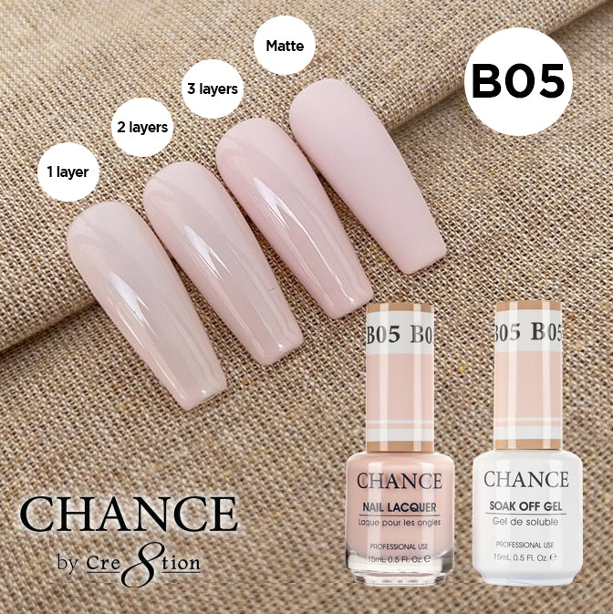 Chance Gel & Nail Lacquer Duo 0.5oz B05 - Bare Collection
