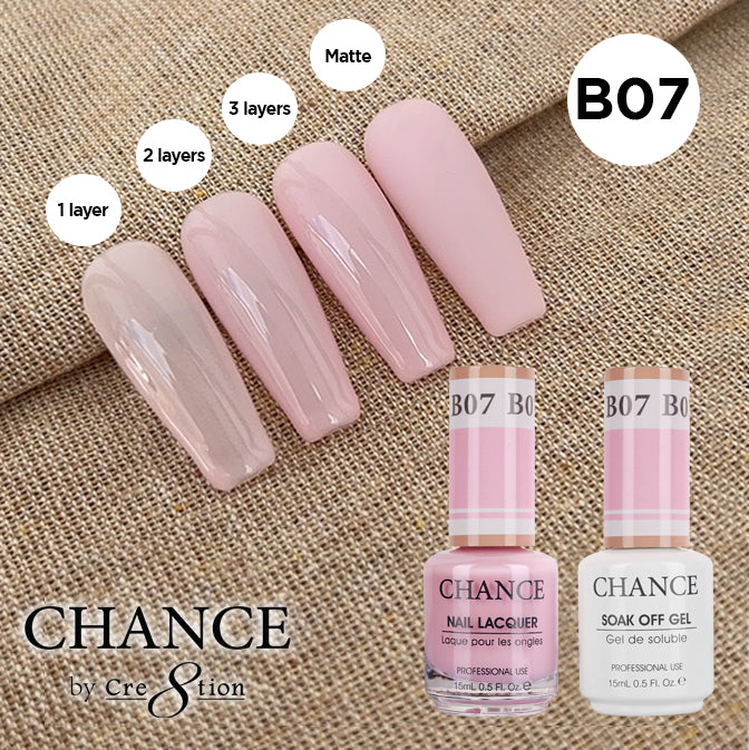 Chance Gel & Nail Lacquer Duo 0.5oz B07 - Bare Collection