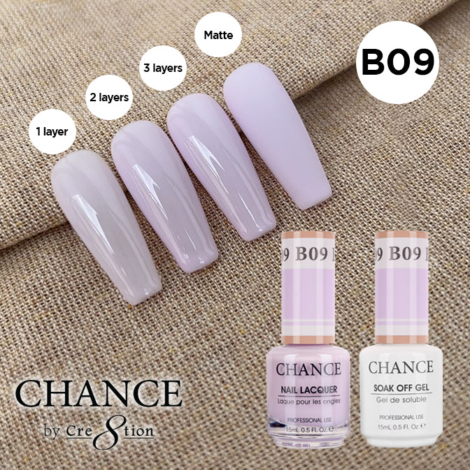 Chance Gel & Nail Lacquer Duo 0.5oz B09 - Bare Collection