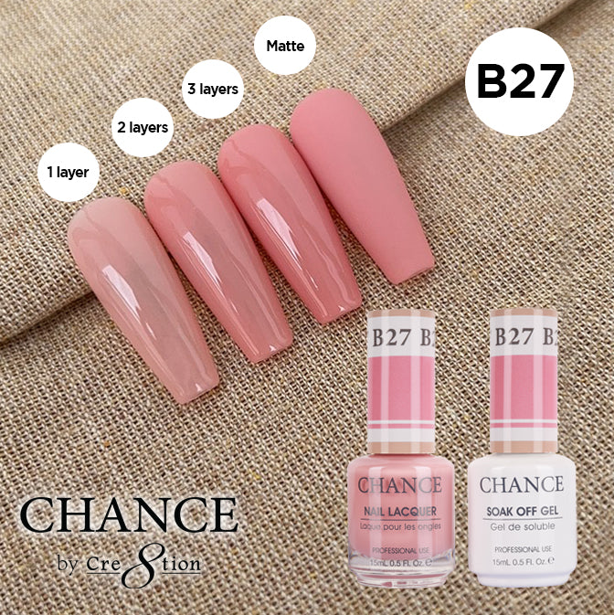 Chance Gel & Nail Lacquer Duo 0.5oz B27 - Bare Collection