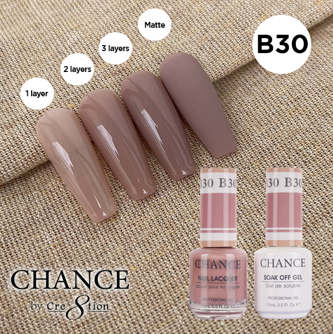 Chance Gel & Nail Lacquer Duo 0.5oz B30 - Bare Collection