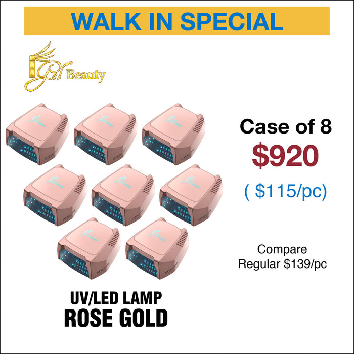 [Walk In Special]iGel Hybrid Pro UV/LED Lamp - Rose Gold