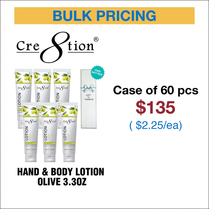 Cre8tion Hand & Body Lotion 100 ml/fl. 3.3oz - Gift box Free