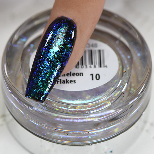 Cre8tion Chameleon Flakes Nail Art Effect 0.5g 10