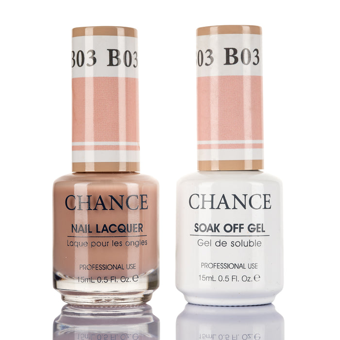 Chance Gel & Nail Lacquer Duo 0.5oz B03 - Bare Collection