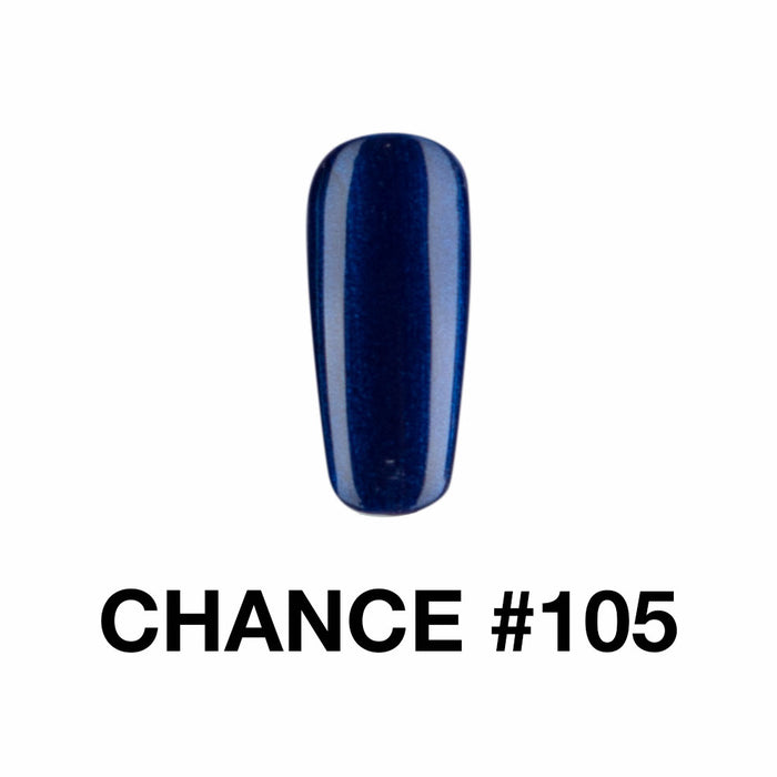 Dúo de gel y laca de uñas Chance 0.5oz 105