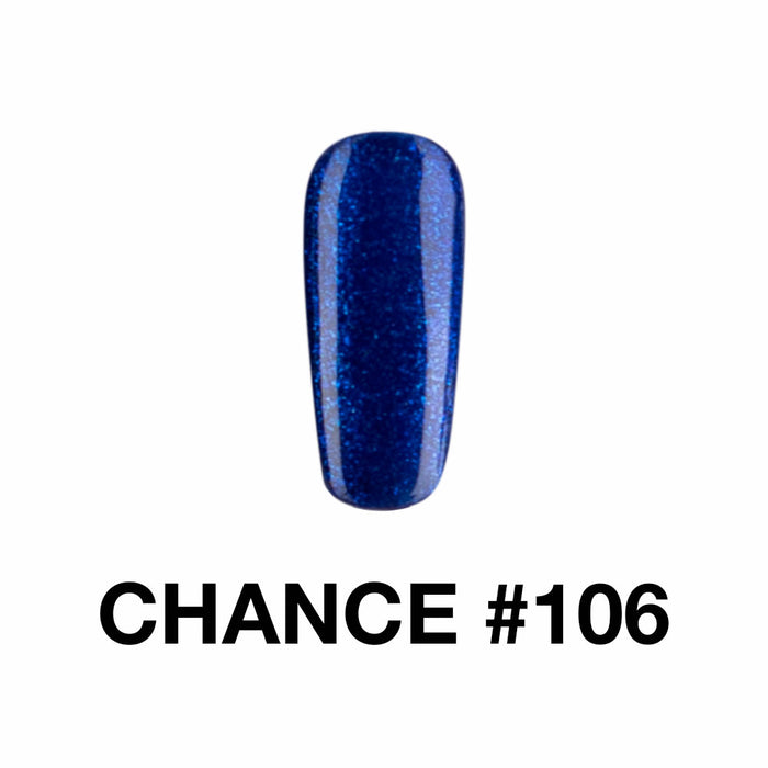 Dúo de gel y laca de uñas Chance 0.5oz 106
