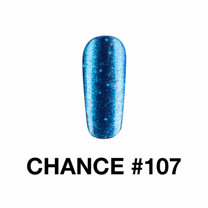 Dúo de gel y laca de uñas Chance 0.5oz 107