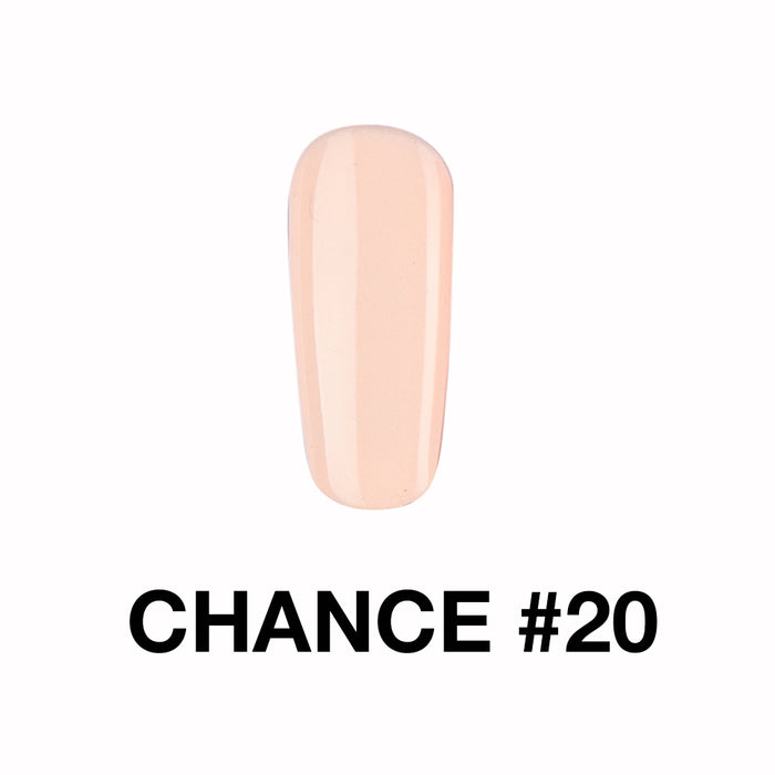 Chance Dúo de gel y laca de uñas 0,5 oz 020