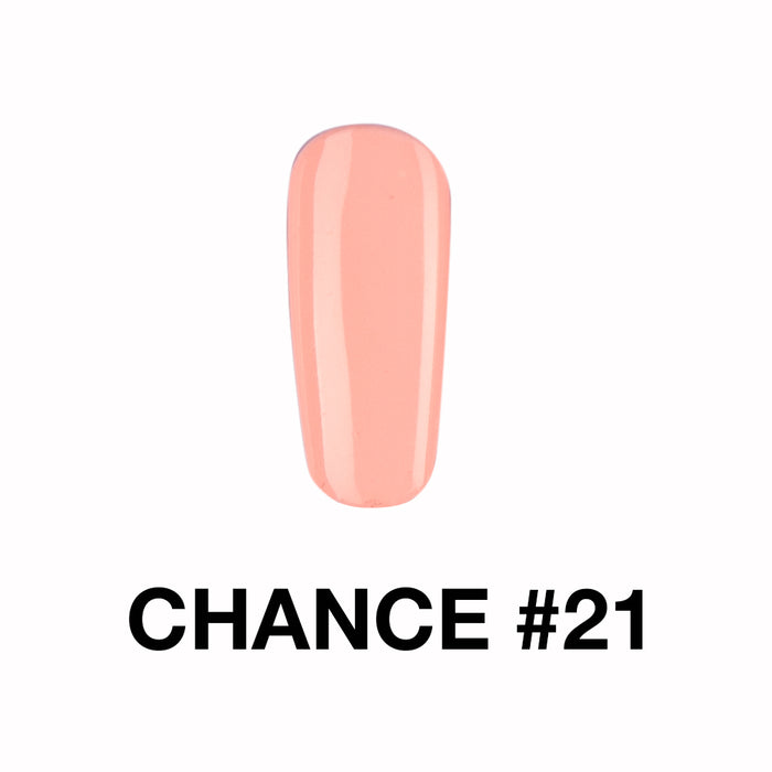 Chance Dúo de gel y laca de uñas 0,5 oz 021