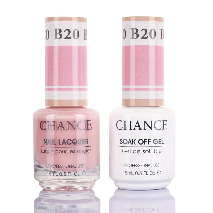 Chance Gel & Nail Lacquer Duo 0.5oz B20 - Bare Collection