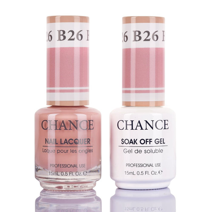 Chance Gel & Nail Lacquer Duo 0.5oz B26 - Bare Collection