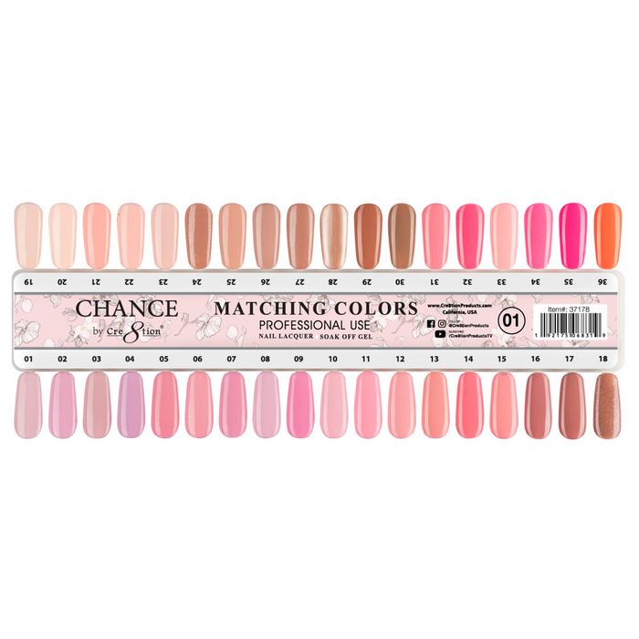 Chance Matching Powder 1.7oz 36 Colors - Bare Collection